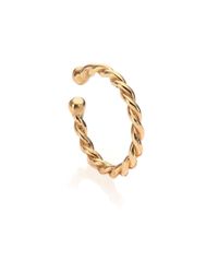 Jacquie Aiche | Metallic 14k Yellow Gold Twisted Single Ear Band | Lyst