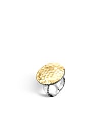 John Hardy | Metallic Dot Hammered Ring | Lyst