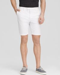 Michael Kors | White Stretch Cotton Shorts - Slim Fit for Men | Lyst