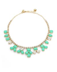 kate spade new york | Green Secret Garden Pendant Necklace | Lyst