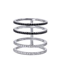 Khai Khai | White Four Layer Ring | Lyst