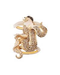 Mary Katrantzou | Metallic Octafish Bracelet Nude | Lyst