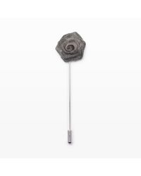 Club Monaco | Metallic Metal Mesh Lapel Pin for Men | Lyst