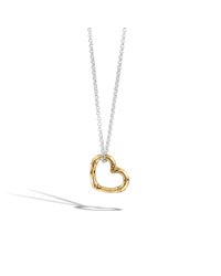 John Hardy | Metallic Heart Pendant Necklace | Lyst