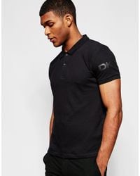 Dkny Polo Shirt Sleeve Logo in Black for Men | Lyst