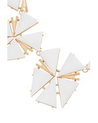 Trina Turk | White Geo Flower Collar Neck | Lyst