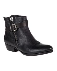 275 Central - 1112 Black Leather Boot - Lyst