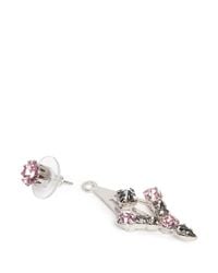 Joomi Lim | Metallic 'modern Deco' Swarovski Crystal Earrings | Lyst