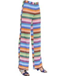 Missoni | Multicolor Striped Viscose Knit Pants | Lyst