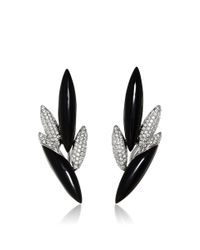 AS29 | Black Onyx Short Stud Earrings | Lyst