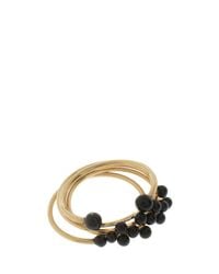 Isabel Marant | Black Stacking Rings X 5 | Lyst