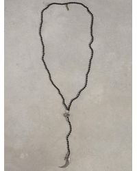 John Varvatos | Black Crown Hook Bead Neck for Men | Lyst