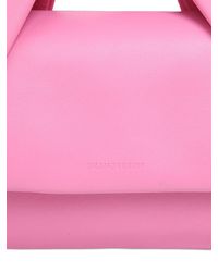 J.W.Anderson | Pink Twist Leather Clutch | Lyst