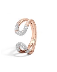 John Hardy | Metallic Bamboo Kick Cuff | Lyst