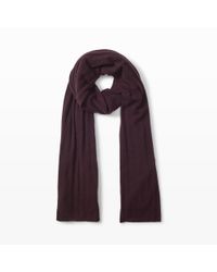 Club Monaco | Purple Adele Rib Cashmere Scarf | Lyst