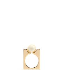 Chloé | White 'darcey' Pearl Square Ring | Lyst