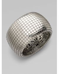 John Hardy | Metallic Sterling Silver Bangle Bracelet/wide | Lyst