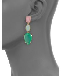 kate spade new york | Multicolor Gumdrop Gems Drop Earrings | Lyst