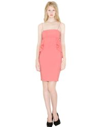 Space Style Concept | Pink Crepe Cady Dress | Lyst