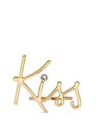 Lanvin Metallic 'kiss' Ring