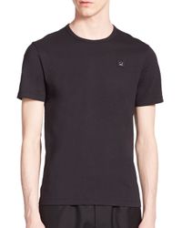 Acne | Black Eddy Face Tee for Men | Lyst