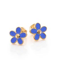 Marc By Marc Jacobs | Blue Carry Forward Daisy Stud Earrings/goldtone | Lyst