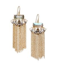 Alexis Bittar | Metallic Elements Punk Labradorite & Crystal Fringe Drop Earrings | Lyst