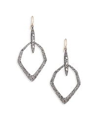 Alexis Bittar | Metallic Miss Havisham Crystal Hexagon Spear Drop Earrings | Lyst