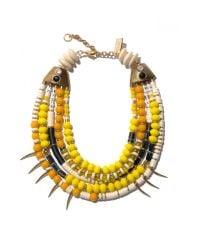 Lizzie Fortunato | Yellow Island Vibes Necklace | Lyst