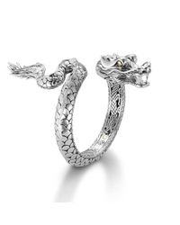 John Hardy | Metallic Legends Naga 18k Gold & Silver Cuff Bracelet | Lyst