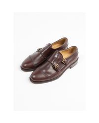 Billy Reid - Brown Piped Monk Shoe for Men - Lyst