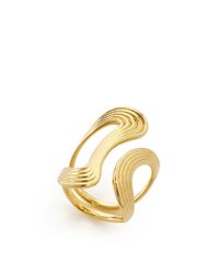 Fernando Jorge | Metallic Stream Lines Open Ring | Lyst