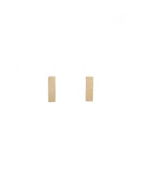 Jane Pope Jewelry | Metallic Gold Slate Stud Earrings | Lyst
