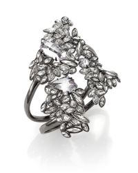 Alexis Bittar | Metallic Miss Havisham Liquid Crystal Large Broken Glass Cuff Bracelet | Lyst