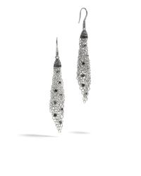 John Hardy | Black Classic Chain Chain-Mail Link Earrings | Lyst