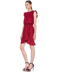 isabel marant etoile red dress