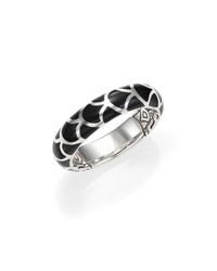 John Hardy | Metallic Naga Enamel & Sterling Silver Dome Ring | Lyst