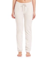 Skin | White French Terry Lounge Pants | Lyst