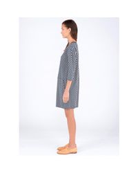 Billy Reid | Blue Chevron Dress | Lyst