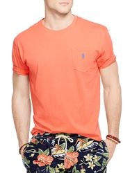 Pink Pony | Orange Custom-fit Floral Polo Shirt for Men | Lyst