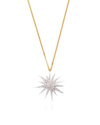 Janis Savitt | Metallic Diamond Star Lariat Necklace | Lyst