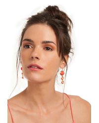 Trina Turk | Orange Cabochon Linear Drop | Lyst