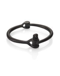 Miansai | Black Pvd Coated Brass Reeve Cuff | Lyst