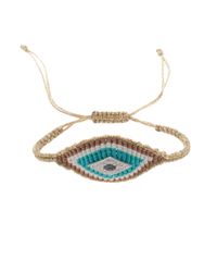Diane Kordas | Blue Woven Diamonds Eye Bracelet | Lyst