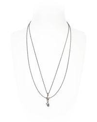 Emanuele Bicocchi | Metallic Skull & Star Silver Necklace for Men | Lyst