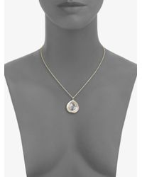 Ippolita | Metallic Motherofpearl Clear Quartz Pendant Necklace | Lyst