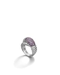 John Hardy | Pink Classic Chain Cross-over Ring | Lyst