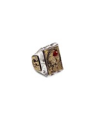 Lulu Frost | Brown G. Frost Love Thy Enemy Ring - Sterling Silver for Men | Lyst