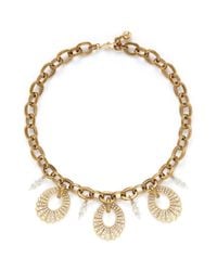 Lulu Frost | Metallic Oval Lumiere Necklace | Lyst