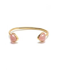 Lizzie Fortunato | Pink Rose Quartz Inca Cuff | Lyst
